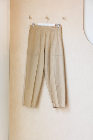 Y's by Yohji Yamamoto Patch Pocket Pant - Tan
