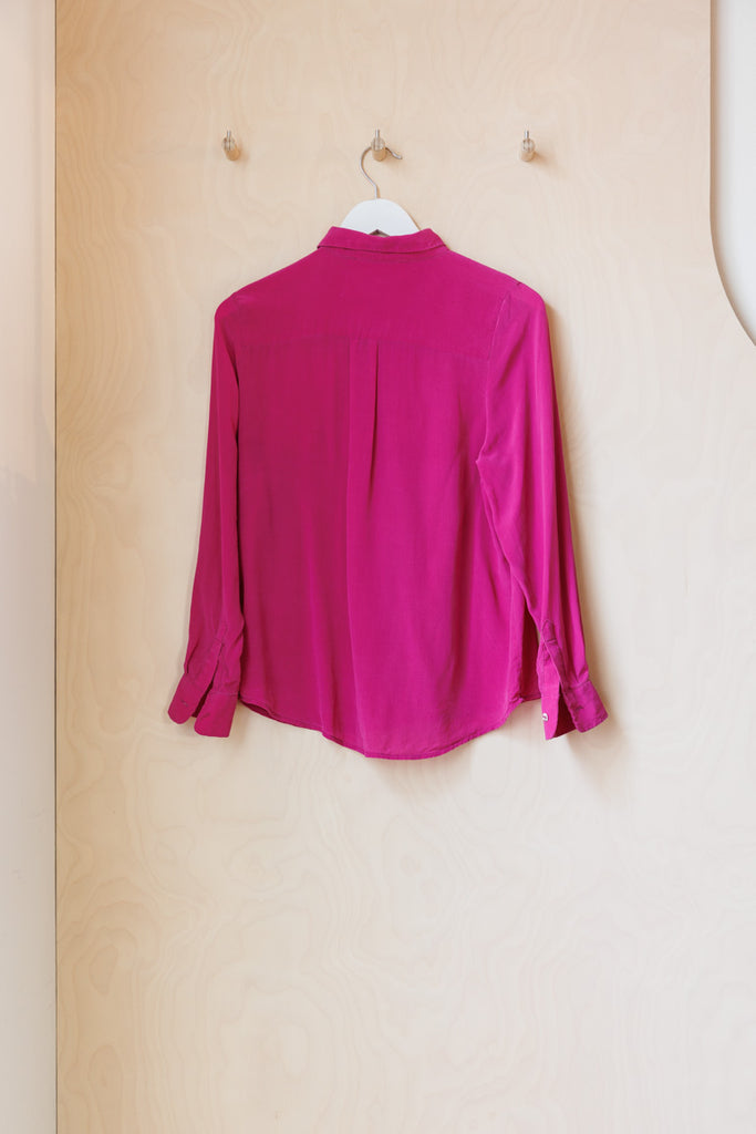 Rittenhouse Silk Blouse - Fucsia