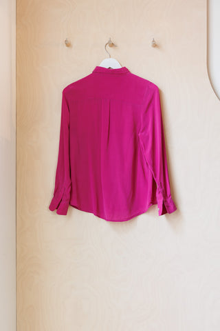 Rittenhouse Silk Blouse - Fucsia