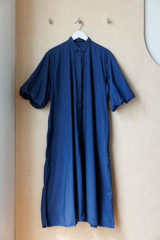 Sofie D'Hoore Puff Sleeve Shirt Dress - Navy