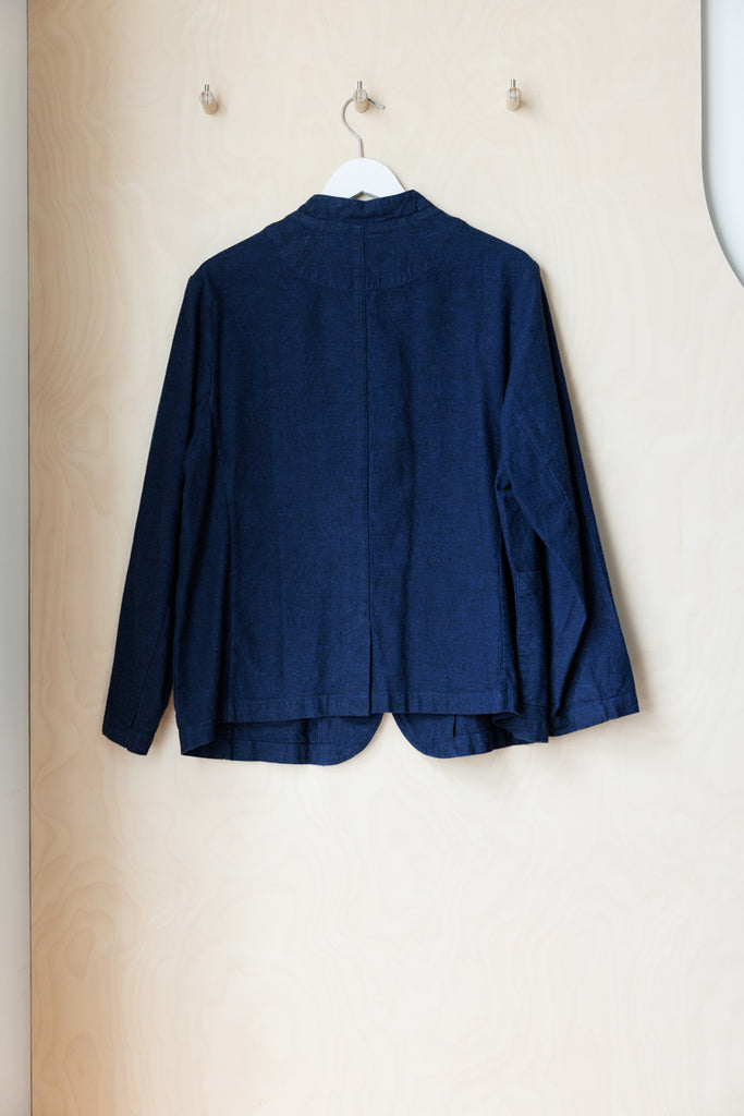 Toast Cotton Hemp Neat Jacket - Indigo