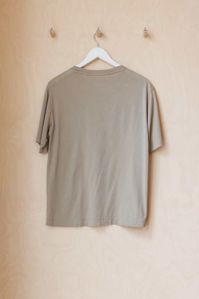 Dries Van Noten Satin Front T-Shirt - Taupe