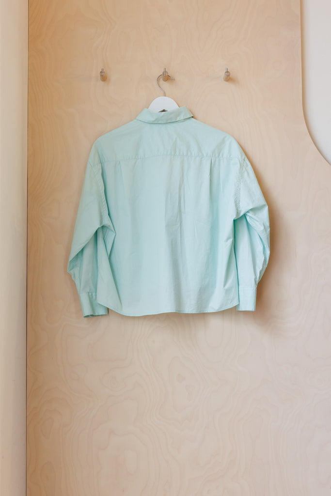 Cordera Boxy Shirt - Mint Green