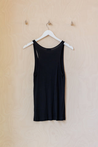 Dries Van Noten Rib Tank - Black