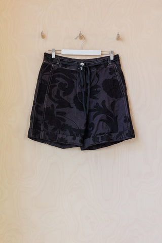 Dries Van Noten Embroidered Shorts - Black