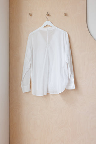 Y's by Yohji Yamamoto Open Collar Shirt - White