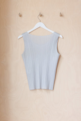 Pleats Please Sleeveless Top - Grey