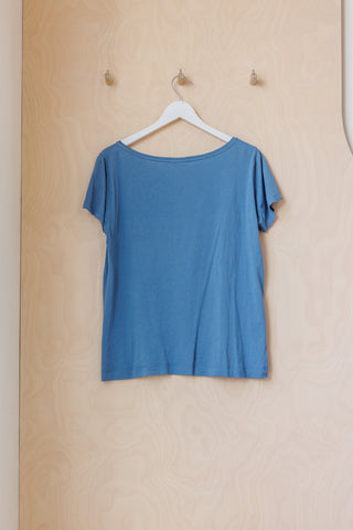 Dries Van Noten Boatneck T-Shirt - Blue