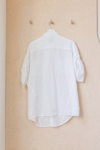 Stella Jean Sleeve Tab Shirt - White