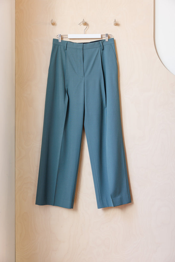Dries Van Noten Wide Pants - Teal