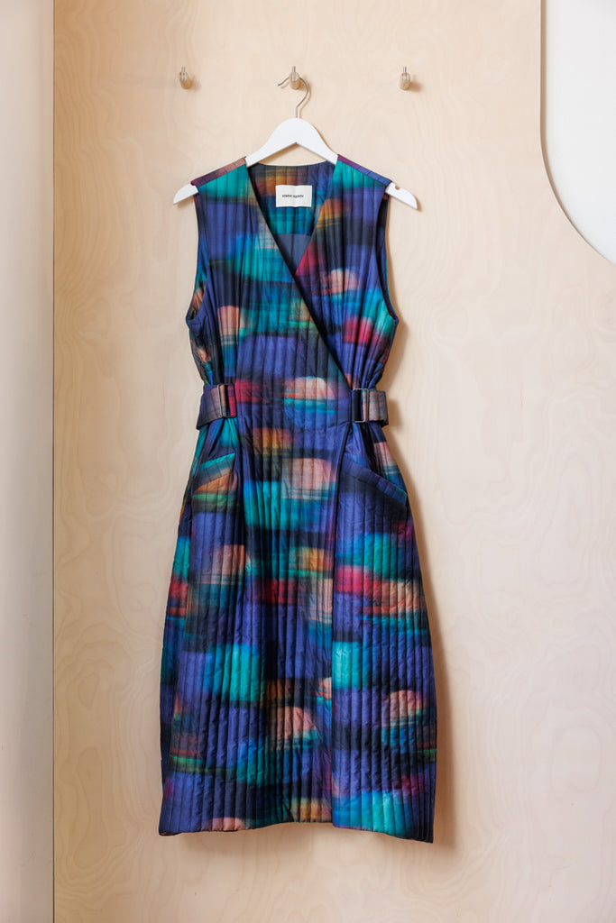 Henrik Vibskov Quilted Wrap Dress - Multi