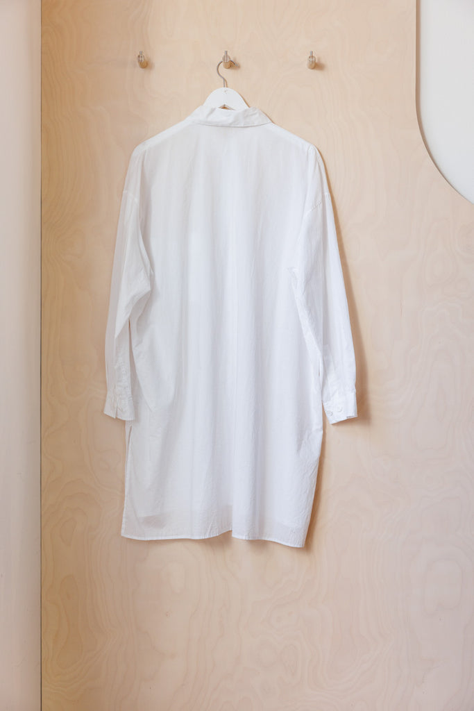 Y's by Yohji Yamamoto Overlap Collar Shirt - White