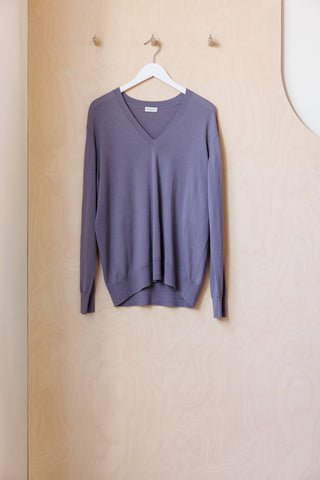 Dries Van Noten V-Neck Sweater - Lilac