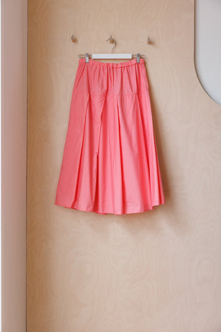 Sofie D'Hoore Drop Waist Pleated Skirt - Pink