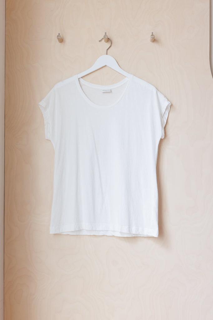 Dries Van Noten Cap Sleeve T-Shirt - White