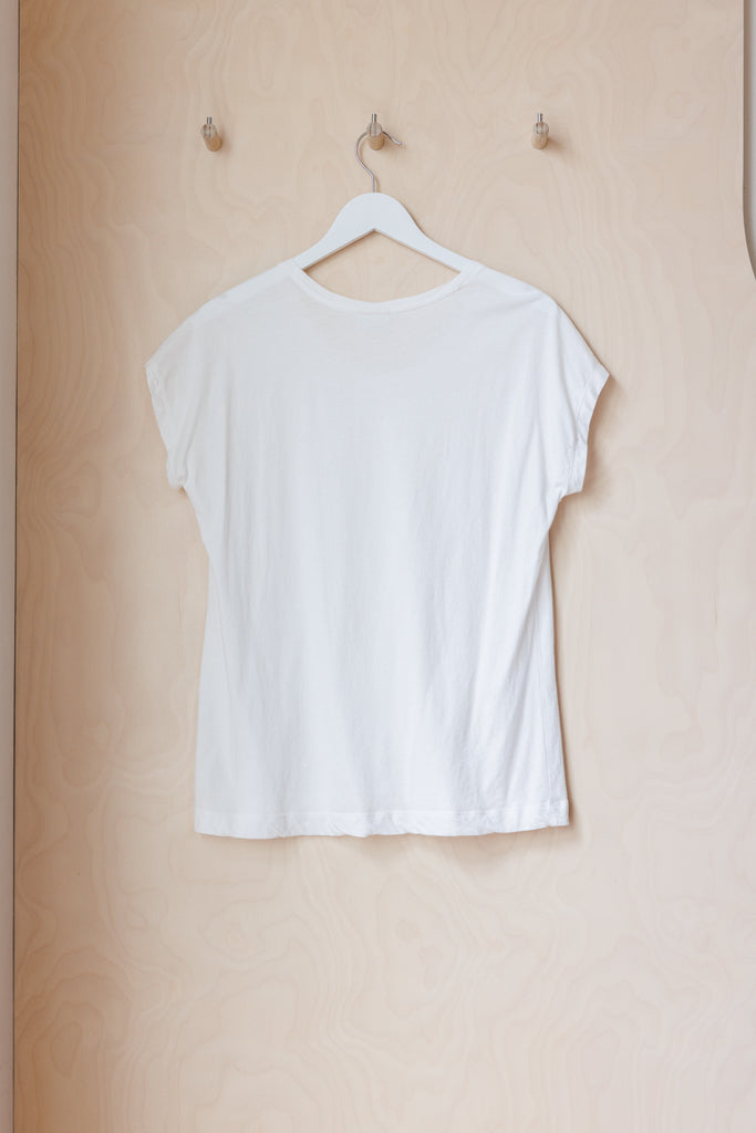 Dries Van Noten Cap Sleeve T-Shirt - White