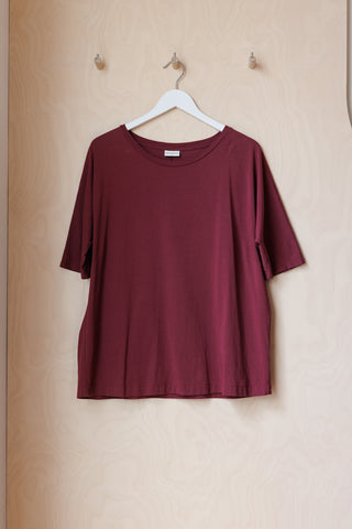 Dries Van Noten Yoke T-Shirt - Burgundy