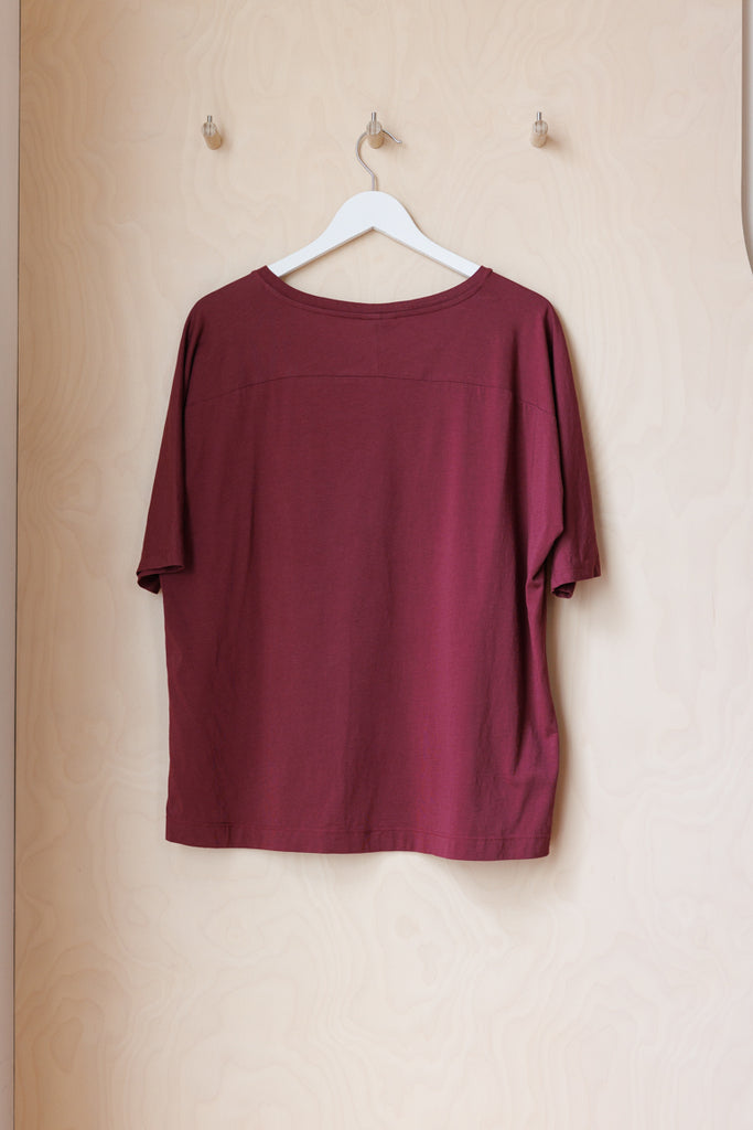 Dries Van Noten Yoke T-Shirt - Burgundy