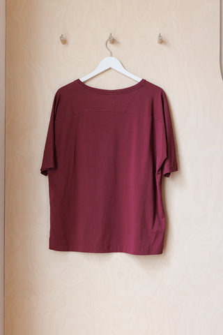 Dries Van Noten Yoke T-Shirt - Burgundy