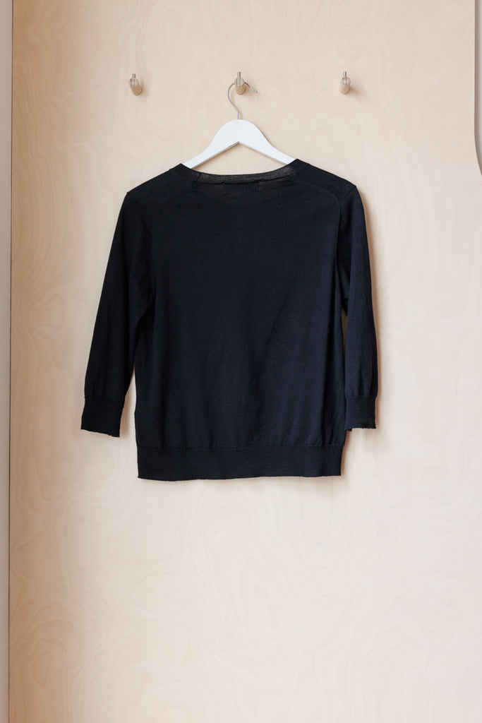 Comme Des Garçons Girl Knit Top - Black