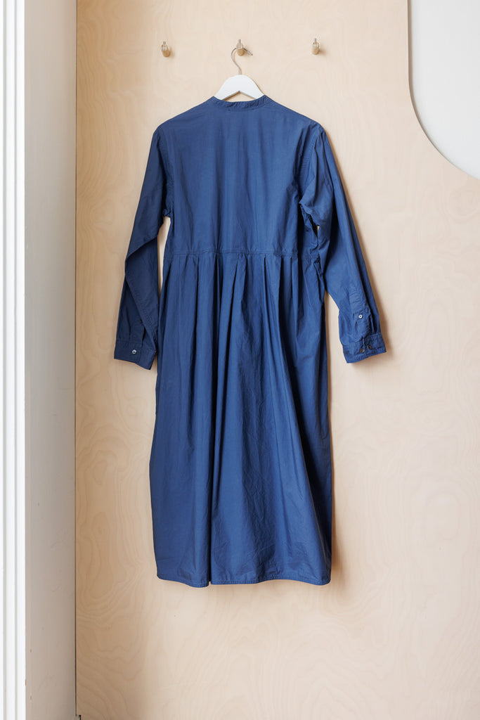Sofie D'Hoore Collarless Shirt Dress - Blue