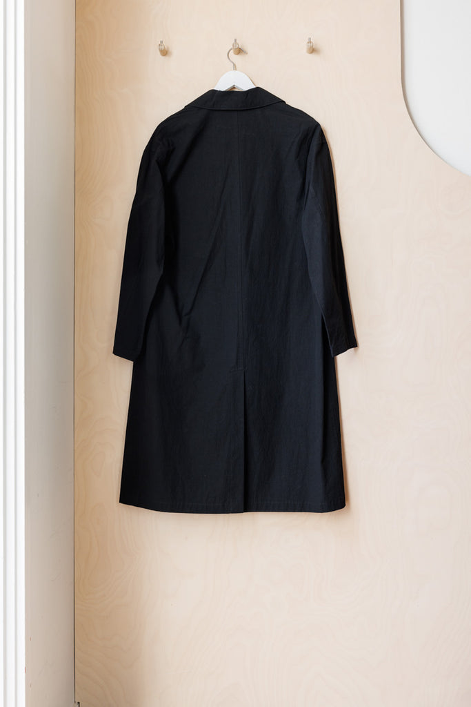 Y's by Yohji Yamamoto Patch Pocket Work Coat - Black