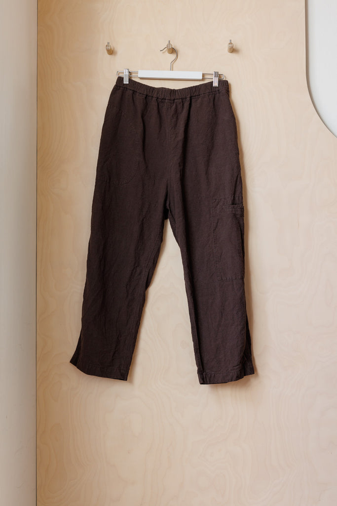 Sofie D'Hoore Tapered Pockets Pant - Brown