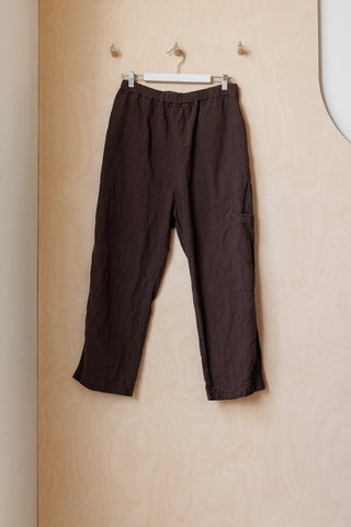 Sofie D'Hoore Tapered Pockets Pant - Brown