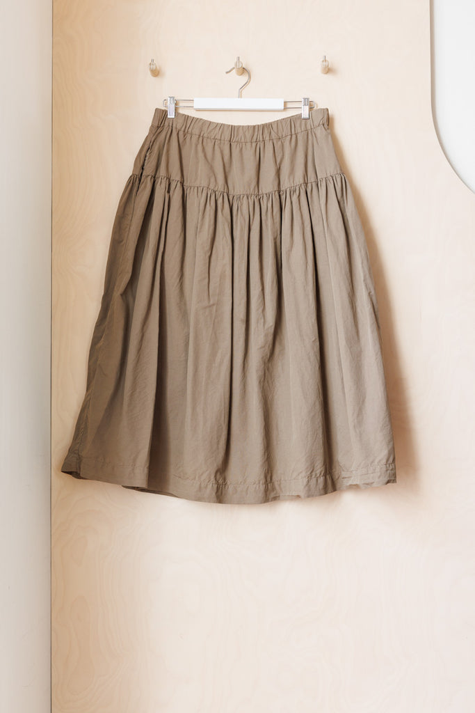 Casey Casey Linen Cotton UpUp Skirt - Olive