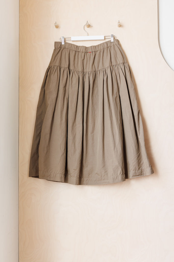 Casey Casey Linen Cotton UpUp Skirt - Olive