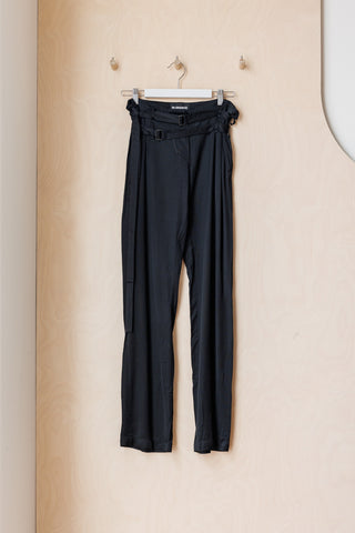 Ann Demeulemeester Double Belt Pant - Black