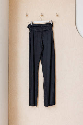 Ann Demeulemeester Double Belt Pant - Black