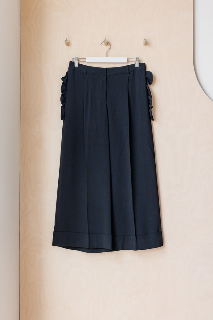 Simone Rocha Frill Pocket Pant - Black