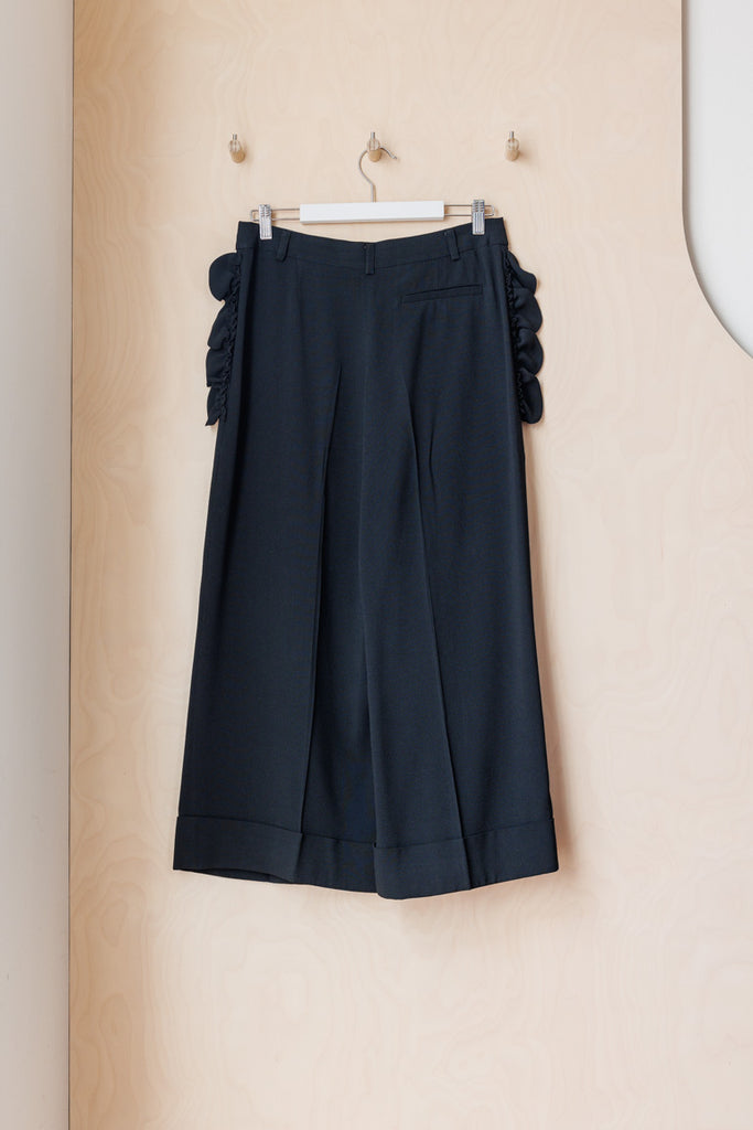 Simone Rocha Frill Pocket Pant - Black
