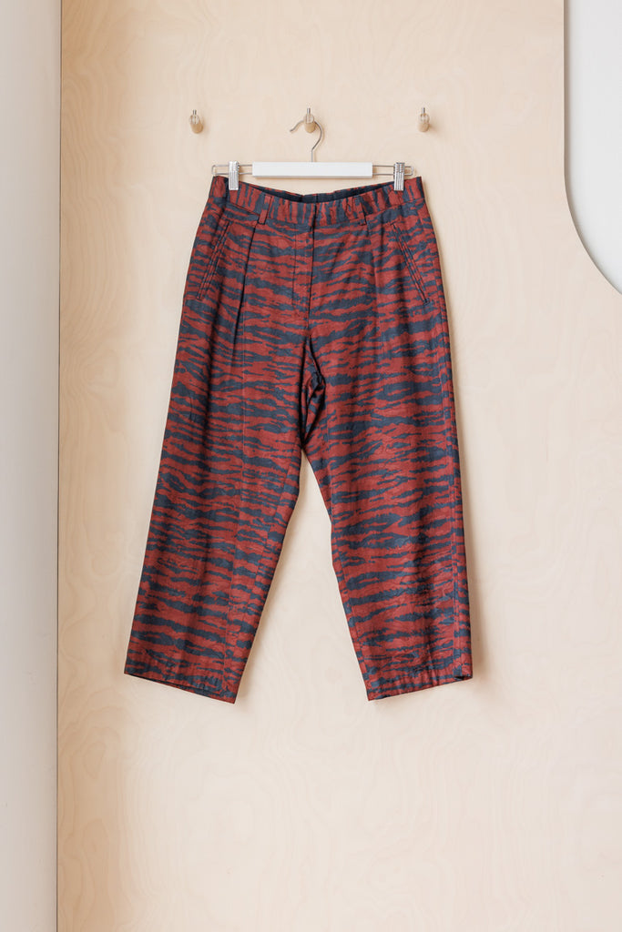 Archives Dries Van Noten Zebra Print Pants - Brown