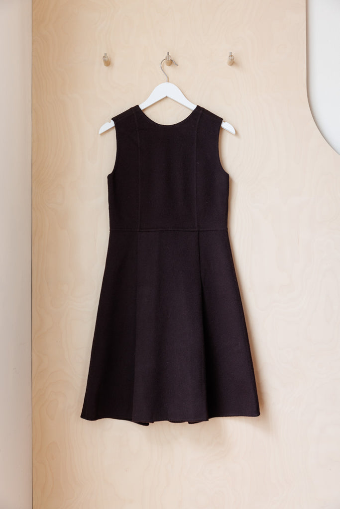 Rochas Woollen Tunic Dress - Plum