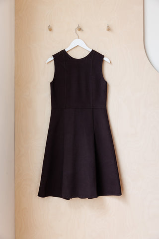 Rochas Woollen Tunic Dress - Plum