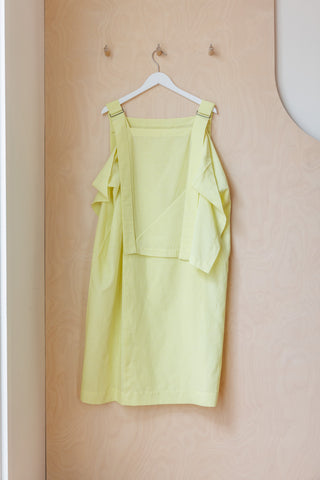 Issey Miyake Pinafore Dress - Yellow