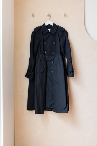 Tao by Comme Des Garçons Double Breasted Coat - Black