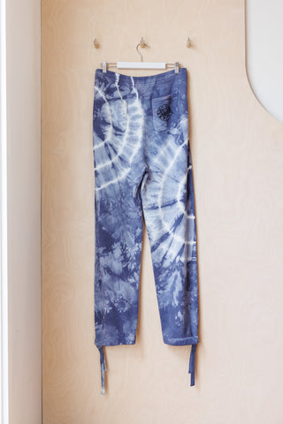 Dries Van Noten Tie Dye Trackpant - Blue