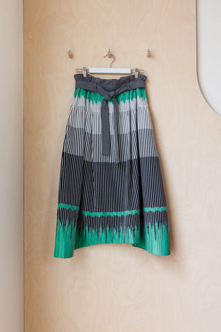 Henrik Vibskov Exhale Skirt - Green/Black