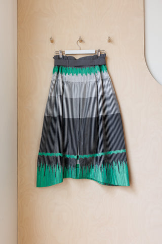 Henrik Vibskov Exhale Skirt - Green/Black
