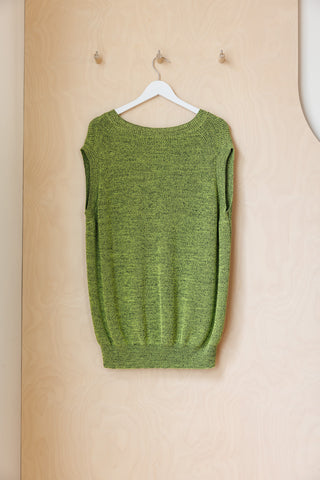 Christian Wijnants Kristof Knit Vest -Lime/Black