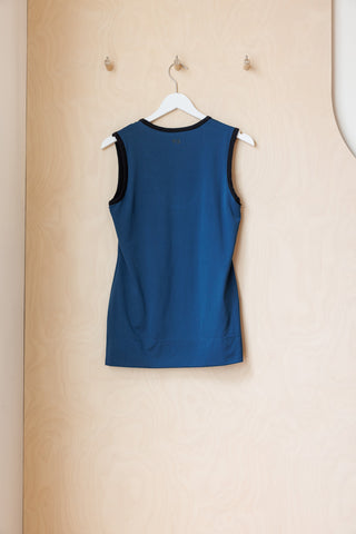 Y-3 Double Layer Tank Top - Petrol/Black