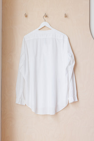 Sara Lanzi Collarless Shirt - White