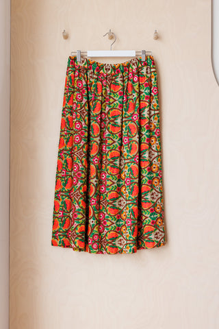 Comme Des Garçons Floral Embroidered Skirt - Multi