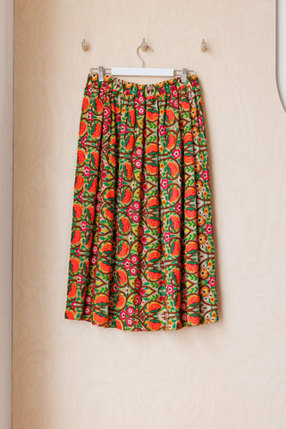 Comme Des Garçons Floral Embroidered Skirt - Multi