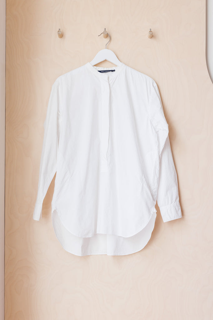 Sofie D'Hoore Collarless Shirt - White