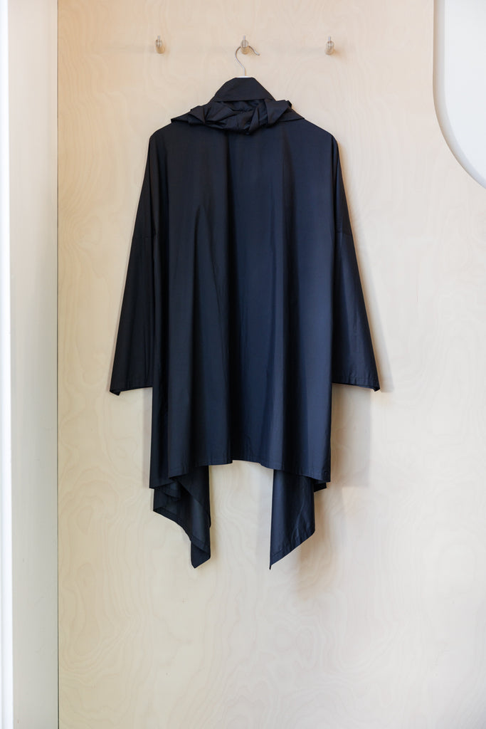 Issey Miyake Ruffle Draped Jacket - Black