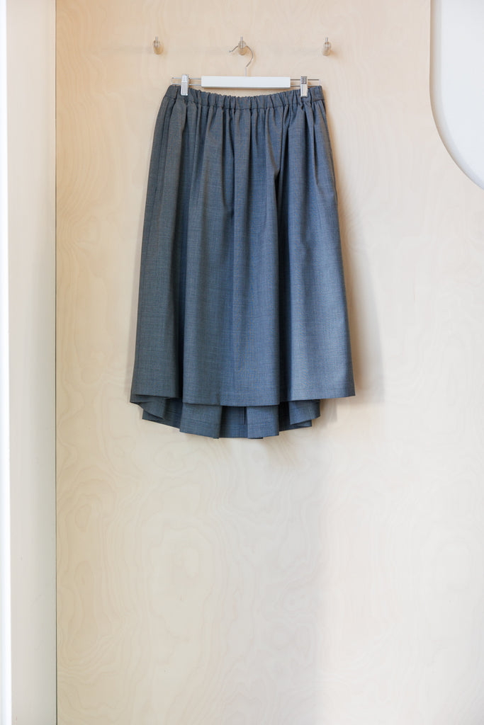 Comme Des Garçons Girl Elastic Waist Skirt - Grey